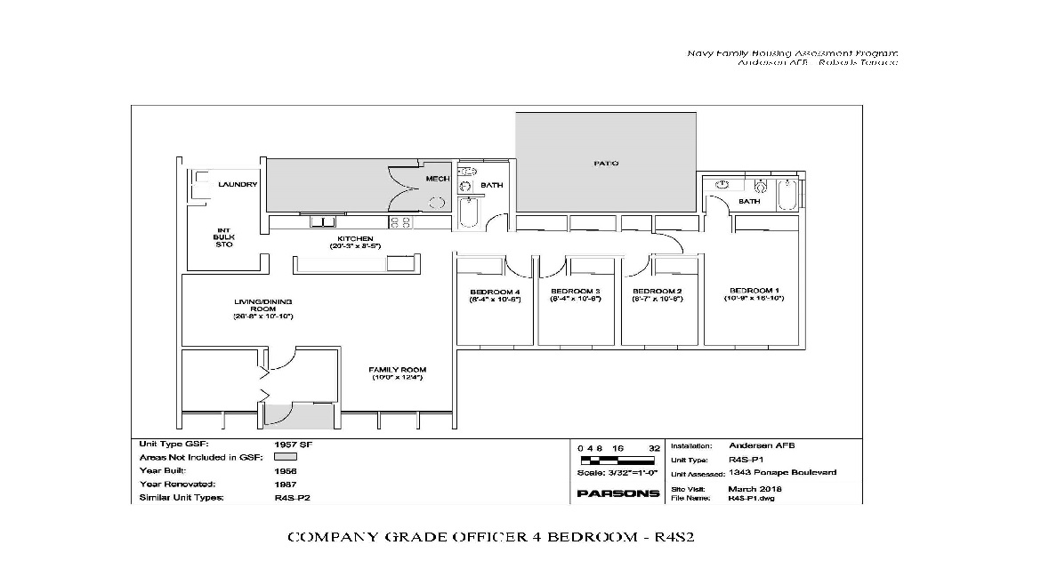 Company Grade 4 Bedroom